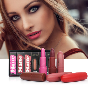 ALIVER คุณภาพสูงลิปสติกสีแต่งหน้ากระสุนฉลากส่วนตัวกันน้ําติดทนนานขายส่งชุดลิปสติกด้าน - Product Image 5