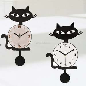 Orologio <span class=keywords><strong>da</strong></span> <span class=keywords><strong>parete</strong></span> in plastica a forma di cane e gatto <span class=keywords><strong>con</strong></span> pendolo <span class=keywords><strong>con</strong></span> <span class=keywords><strong>orologi</strong></span> <span class=keywords><strong>da</strong></span> <span class=keywords><strong>parete</strong></span> a forma di animale personalizzati - Product Image 1