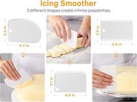 Kit de 207 pièces pour la décoration de gâteaux, ensemble d'accessoires de pâtisserie, plateau tournant pour gâteaux, poches à douille, embouts, outils de modelage, lisseur à glaçage en acier inoxydable
