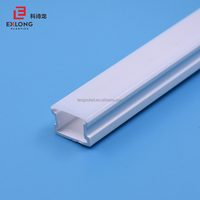 Diffuseur rectangulaire en polycarbonate blanc laiteux et opaque pour tube de canal LED en plastique, pour bande lumineuse LED