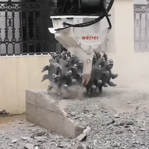 Pelles Démolition Roue <span class=keywords><strong>Rock</strong></span> Trencher Machine Cutter Head Drum Cutter BM150 - Product Image 1