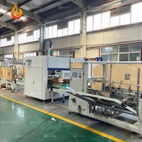 Machine d'emballage de cartons, machine d'arrangement de cartons, robot emballageur de boîtes pour lingettes humides et lingettes pour serviettes