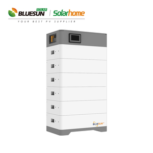 Bluesunソーラーバッテリー15kw20kw 30kw 12v 48V 51.2V 100ah 200ah Solaireリチウムイオンリン酸塩高電圧バッテリースタック - Product Image 3