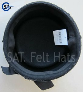 <span class=keywords><strong>Cappello</strong></span> a cilindro da donna in feltro di lana nero con piume, per l'inverno, da esterno, per adulti - Product Image 6