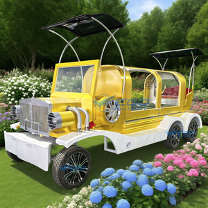 2025 <b>Gold</b> Modern Classic Car Hearse Funeral Car Coffin Car Funeral Car Vintage Horse-Drawn Funeral Car Hearse for Sale - Product Image 6