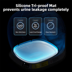<span class=keywords><strong>Bac</strong></span> à litière pour <span class=keywords><strong>chat</strong></span> intelligent, automatique, écologique, design rond en ABS, fonction désodorisante, <span class=keywords><strong>autonettoyant</strong></span>, grande capacité - Product Image 4