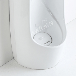 Urinario de cerámica montado en la pared para uso en hoteles, accesorios de baño comerciales de diseño moderno - Product Image 6