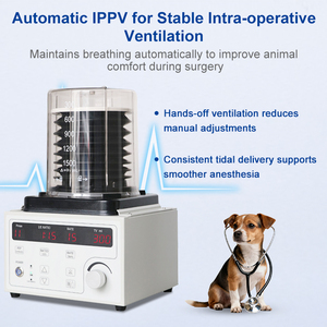ओलीवसेट स्वचालित आईppv पशु चिकित्सा एनेस्थीसिया मशीन पशु क्लिनिक निदान उपयोग के लिए पशु चिकित्सा वेंटिलेटर - Product Image 4