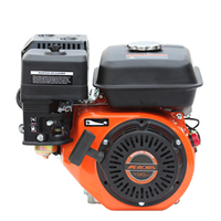 Moteur à essence de haute qualité 4 temps 6 5HP refroidi à l'air, petits moteurs à essence 168F