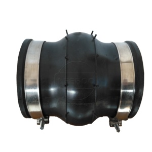 Dn160 <span class=keywords><strong>PVC</strong></span> Ống linh hoạt khớp nối kẹp loại cao su mở rộng doanh cho ống nhựa - Product Image 3