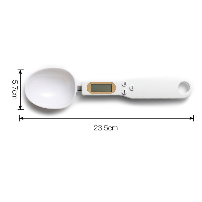 500g/0.1g便携式液晶数字厨房秤测量勺子电子勺子重量食品秤