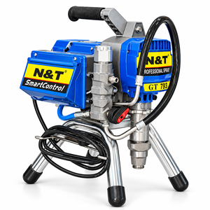 Spruzzatore di Vernice Elettrico Senza Aria 220V con Motore Brushless, Alta Pressione 3300 PSI, 2500W, Macchina Professionale per Pittura Murale Industriale - Product Image 4