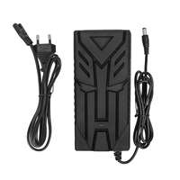 Chargeur DC ULIP 42V 54.6V 2A avec prise EU, adaptateur de batterie au lithium pour trottinette électrique, vélo d'équilibre avec ventilateur, entrée 100-240V