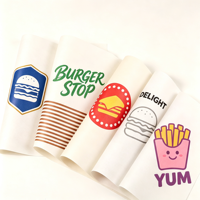 Kertas Pembungkus Anti Air dan Anti Minyak untuk Hamburger, Sandwich, BBQ, Takeaway, Grosir, Kertas Anti Minyak Custom