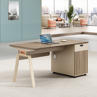 Table de bureau classique tiroir de bureau Table de bureau Simple en bois MFC bureau mobilier de bureau moderne Table de travail
