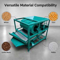 Machine de nettoyage de céréales (maïs, blé, sésame) – Tamiseur vibrant, cribleuse de sol, tamiseurs rotatifs, machine de séparation et de tamisage des grains