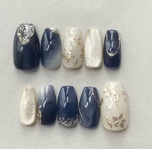 Alta calidad al por mayor 24 unids/caja Prensa en uñas precio <span class=keywords><strong>bailarina</strong></span> ataúd almendra puntiaguda cubierta completa uñas artificiales falsas - Product Image 5