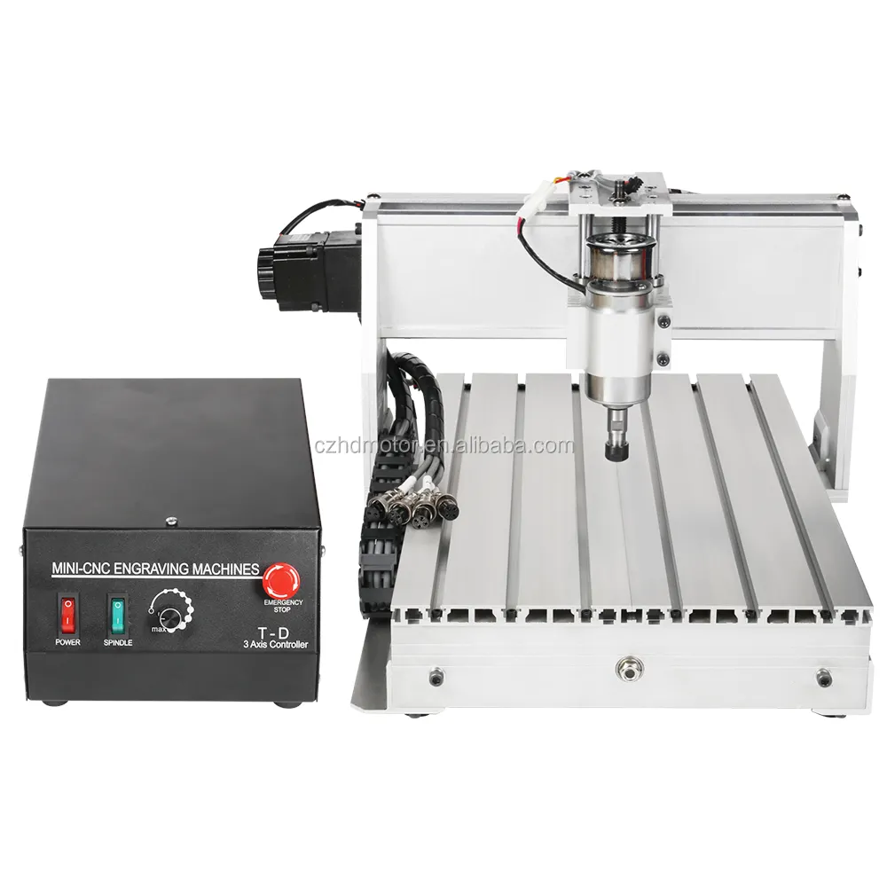 Mini routeur CNC 3040 800W, 4 axes, fraiseuse de PCB à bois, pour bricolage, passe-temps