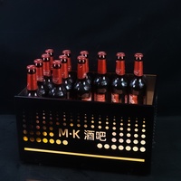 Seau à glace lumineux à LED nouvellement lancé bar KTV Party Champagne Bière Cocktail Box Seau à glace de grande capacité
