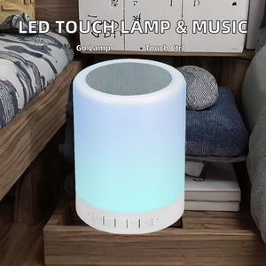 Loa di động một cảm ứng Pat ánh sáng RGB LED ánh sáng ban đêm đèn bàn <span class=keywords><strong>mini</strong></span> Music Player cho Kid Quà Tặng loa không dây - Product Image 3