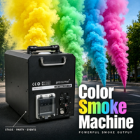 Machine à fumée verticale électrique 3500W 15m à haute vitesse avec jet de fumée colorée, contrôle DMX et réservoir de 3L pour fête de révélation du sexe
