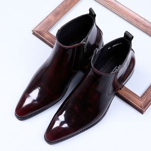 Chaussures Oxford en cuir véritable brillant à lacets, style automne/printemps, formelles, respirantes, légères, antidérapantes, semelle épaisse - Product Image 2