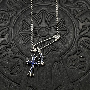 Collana a Croce Chaoxuan con Diamanti in Scatola di Rame, Accessorio <span class=keywords><strong>Unico</strong></span> con Diamanti Colorati per Uomo e Donna, Regalo per Amici - Product Image 6