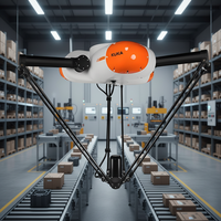 Robot Paralelo KUKA KR DELTA para Aplicaciones de Alta Velocidad y Alta Precisión, Carga Útil de 3 kg, Alcance Máximo de 1200 mm, Colaborativo