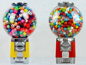 300mm PC Globe snoepautomaat voor gumballs, pinda's, speelgoedcapsules en stuiterballen (TR503) - Product Image 4