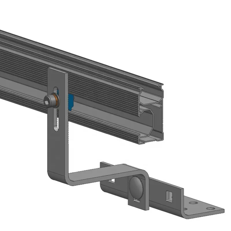 Solar Energy Products Roof Tile Photovoltaic Mounting System Rail Fixing Solar Panel Mount