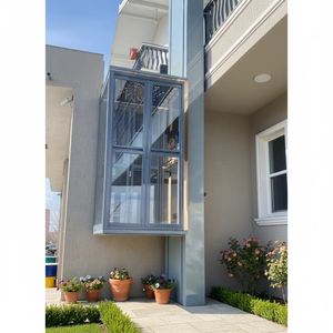 Mini Ascensor Residencial de 2 Pisos para Casa Pequeña, Elevador para 1 Persona, Ascensor para Villa, Interior/Exterior, para Personas Mayores o con Discapacidad - Product Image 1