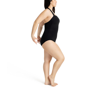Venta al por mayor Halter <span class=keywords><strong>Ballet</strong></span> Leotardo sin mangas Mono Negro Altamente elástico <span class=keywords><strong>Ballet</strong></span> Dance Leotardo <span class=keywords><strong>para</strong></span> mujeres - Product Image 3