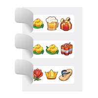 Billets à gratter instantanés personnalisés avec motifs de jeux de casino, échantillons gratuits, 100 % confidentiels