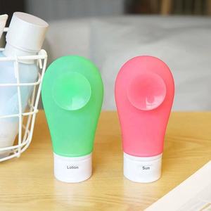 Juego de Botellas de Viaje de Silicona con Ventosa, 37ml/60ml/89ml, Capacidad Personalizada, a Prueba de Fugas, para Champú, Loción, Pelucas y Cuidado Facial - Product Image 6