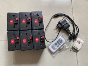 Pháo hoa đài phun nước ngoạn mục với hệ thống từ xa 6 tín hiệu giải phóng đèn Fresnel - Product Image 3