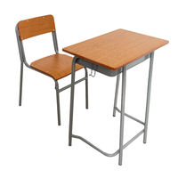 Ensemble de mobilier scolaire ZOIFUN, chaise et bureau de classe, haute qualité, pour écoles primaires