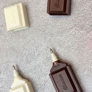 Cheapest Creative Chocolate Cartoon Simulation Food Plastic Ballpoint <b>Pen</b> With Writing in Blue or Black Ink for Student Gift - Product Image 5