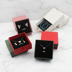 Caja de Cartón con Cajón Deslizable <span class=keywords><strong>para</strong></span> Joyería, Anillos, Aretes y Pulseras, con Opciones de Color y Logotipo Personalizado, Diseño Moderno <span class=keywords><strong>para</strong></span> Venta al por Menor - Product Image 4
