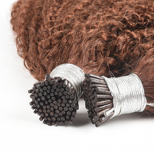 Cheveux vierges Ur 12A, volume invisible, blonds russes raides, double épaisseur, pointes simples pour extensions I-Tip - Product Image 5
