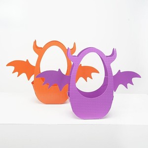 Boîtes pliables à main pour Halloween, petits monstres et petits démons, boîtes créatives pour arrangements floraux, emballage cadeau avec poignée - Product Image 4