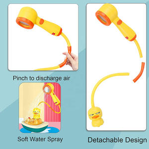 Jouet de <span class=keywords><strong>bain</strong></span> électrique canard à eau pour enfants, <span class=keywords><strong>jeu</strong></span> de baignoire pour tout-petits, cadeau éducatif pour bébé avec boîtes – Vente chaude - Product Image 4