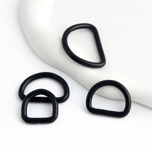 Saco Hardware Acessórios Multi-especificação Non-Welded Metal D Anel Fivela para o Saco/Trela Do Cão/Cintos/Webbing DIY Acessórios - Product Image 3