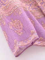 Robe kimono courte bohème pour femmes, à manches longues, à imprimé floral multicolore, 5 coloris, décontractée et tendance