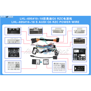 Komplettes Kabelbaum-Kit mit G-RZ-AUDI81 & G-RZ-AUDI51 zur Beibehaltung des OEM-MMI in Audi Q5 (Modelljahre 2010–2018), Kabelsatz - Product Image 2