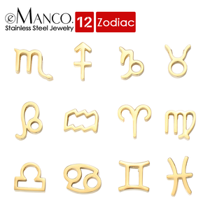 Dijes de Acero Inoxidable con Signos del Zodiaco y Constelaciones, Joyería de Moda EManco, para Hacer Pulseras y Collares - Product Image 4