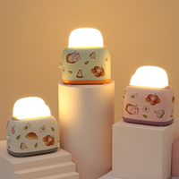 Lampe de chevet créative DIY avec autocollants, veilleuse, lampe d'ambiance, lampe de lecture rechargeable pour chambre à coucher