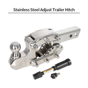 Enganche de Remolque Ajustable de Acero Inoxidable para Parachoques Trasero, Tubo Receptor de 2 Pulgadas, Brazo para Remolque Todoterreno, Accesorios para Remolque de Campamento - Product Image 1