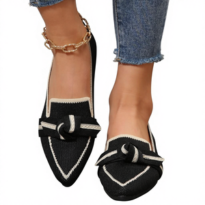 Zapatos Planos de Ballet de Punto Degradado 2025 para Mujer, Transpirables, con Punta en Pico, Suela Suave, Casuales y Cómodos - Product Image 6