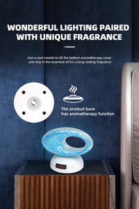 Haut-parleur du <span class=keywords><strong>Coran</strong></span> du musée musulman avec lumière d'aromathérapie LED, lecteur numérique et horloge Azan - Product Image 6