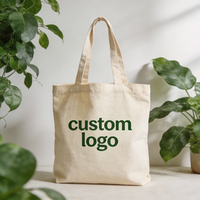 Bolsa de Tela Blanca Moderna con Asa Larga de Cuerda, Reciclable, para Bordado, Manualidades y Diseño Personalizado